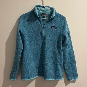 Blue Patagonia Quarter Zip